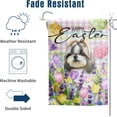 thumbnail image 4 of Happy Easter Shih Tzu Garden Flag 28x40 Double Sided Bunny Ear Dog Flags Buffalo Plaid Rabbit Eggs Yard Flag for Outside Large Floral Spring House Flags, 4 of 7