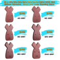 thumbnail image 4 of 60 Almohadillas para Lijadora, 10 X 40/60/80/120/180/240 Almohadillas para Lijadora de RatóN Mezcladas, Almohadillas de Lijado para RatóN, 4 of 7