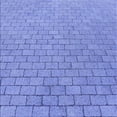 thumbnail image 1 of Ahgly Company Indoor Square Patterned Denim Blue Area Rugs, 4' Square, 1 of 6