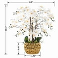 thumbnail image 4 of Vanity Art 35.43" H Gold-plated Phalaenopsis Orchid Floral Arrangement in Pot, 4 of 7