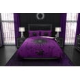 thumbnail image 3 of Housse de Couette Whimsigoth Sun, Couvre-Lit, Couette Goth Pastel, Violet et, 3 of 5