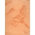thumbnail image 3 of Tanzio da Varallo 11x14 Black Modern Framed Museum Art Print Titled - Studies for an Angel in Glory (1575-1633), 3 of 5
