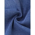 thumbnail image 4 of Chaqueta Corta Informal Para Mujer Allegra K de Manga Corta Vaquera Azul L, 4 of 6