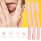 thumbnail image 4 of Maquinilla de afeitar plegable para cejas, 3 piezas, portátil, con cubierta a prueba de polvo, impermeable Rosa jinwen Recortador de cejas plegable, 4 of 8