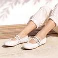 thumbnail image 3 of DREAM PAIRS Girls Mary Jane Dress Shoes Slip On Ballet Flats for Wedding Party and School, 3 of 7