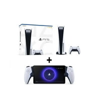 2024 New Play Station - 5 Disc Console (PS 5 Disc) Bundle with Play Station Portal