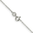 thumbnail image 3 of Sterling Silver .9mm Flat Link Cable Chain (16 X 0.9) Made In India qpe76-16, 3 of 5