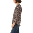 thumbnail image 2 of Two by Vince Camuto Ladies' V-Neck Long Sleeve Top, Navy Multi XL, 2 of 3