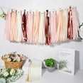 thumbnail image 4 of 10FT Rose Gold Foil Fringe Tassel Banner Metallic Tinsel Shiny Finger Float Streamer Backdrop Garland Wall Hanging Ornaments Metallic for Parade Float Wedding Birthday Party Baby Shower Colorful, 4 of 9