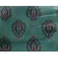 thumbnail image 4 of oneOone Georgette Viscose Fabric Leaves Block Printed Fabric 1 Yard 42 Inch Wide, 4 of 4