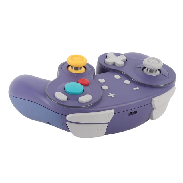 Wireless Controller Six Axis Gyro One Key RGB Mechanical PC Video Game Controller with Wireless Charging Dock for Switch