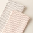 thumbnail image 2 of Women's 2-Pack Long Ribbed Non-Slip Socks with Grip Soles for Indoor Comfort and Support - Pink, 2 of 3