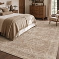 thumbnail image 2 of SIXHOME 5'x7' Area Rugs for Living Room Farmhouse Retro Area Rug Machine Washable Neutral Rugs Taupe, 2 of 7