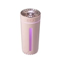 thumbnail image 1 of Humidificador de aire para coche, 300ml de capacidad, luz nocturna colorida, Mini USB, difusor de aceite esencial portátil para el hogar y la Oficina, color rosa, 1 of 5