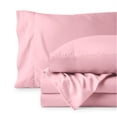 thumbnail image 1 of Ensemble de Draps en Microfibre Ivy Union - Respirant - Poche Profonde, Grand Lit, Rose Pâle, 1 of 6