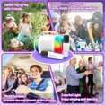 thumbnail image 6 of Lvelia Karaoke Machine, Portable Bluetooth 5.3 Speaker LED Lights with 2 Wireless Microphones,Mini Karaoke Machine for Kids Adults, Christmas Birthday Home Party, 6 of 9