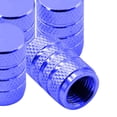 thumbnail image 4 of 4 Uds tapas de vástago de neumático tapas de vástago sello aire de neumático de aleación de aluminio resistente Azul oscuro Zulema Tapas de vástago de válvula de neumático de automóvil, 4 of 8
