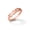 Rose, variant on Solid Gold Heart Band Ring (10K Yellow Gold,Size 4)