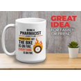 thumbnail image 2 of Dataset Bike on Fire Mug White 15oz - Pharmacist Like Bike on Fire - Pharmacist Job Occupation Bestie Graduation Coworker Birthday Funny Sarcasm, 2 of 7