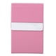thumbnail image 4 of Lsaardth Estuche de Almacenamiento de Cigarrillos - Estuche de Cigarrillos de Moda Soporte para Encendedor Caja de Almacenamiento de Cuero PU para Hombres y Mujeres(Rosa), 4 of 5