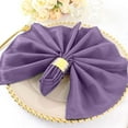 thumbnail image 6 of Efavormart Cloth Napkins Set of 100, 20x20  Inch Violet Seamless Dinner Napkins, Washable Linen Table Napkin Cloth with Hemmed Edges for Weddings, Party and Banquet, 6 of 9