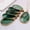 1pcs Green Random, variant on 10pcs Irregular Natural Stone Quartz Druzy Agate Slice Pendant Necklaces -1pcs Yellow Random
