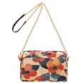thumbnail image 2 of FORMRS Women Crossbody Purse with Chain Strap Vegan Leather Shoulder Handbag, Flowers Pattern, 2 of 7