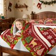 thumbnail image 5 of Manfei Nutcracker Queen Bedding 7 Pieces Christmas Bedding Comforter Set Queen, Red Gold, Xmas Reversible, 5 of 6