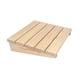 thumbnail image 4 of Reposacabezas de madera para sauna, almohada de madera para sauna, soporte antideslizante para la espalda, suministros para sauna, reposacabezas de, 4 of 9