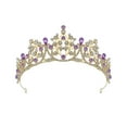 thumbnail image 1 of Elegant Bridal Rhinestone Wedding Headband Pageant Accessory for Bride 18th Birthday Party Hairpiece, 1 of 5