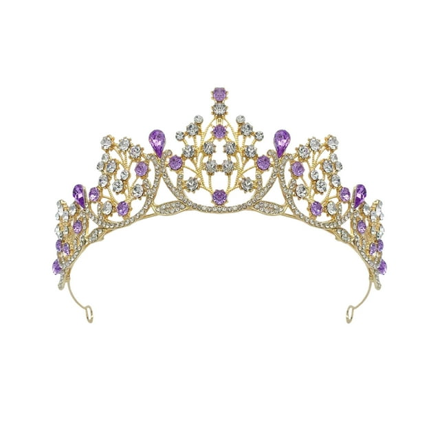 Elegant Ensemble de Tête de Mariée en Strass Accessoires pour Cheveux 18e Anniversaire