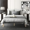 thumbnail image 3 of Costway Full Size 14'' Wooden Bed Frame Mattress Platform Wood Slats Support Natural, 3 of 10