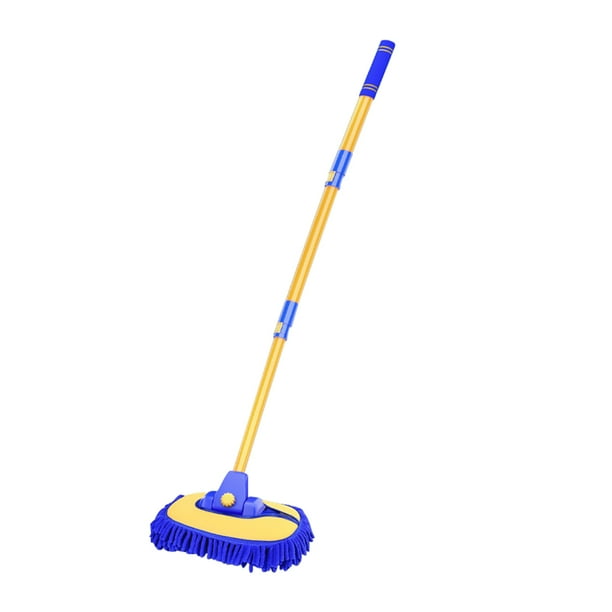 Combinita Varilla Curva Cepillo Limpieza Automóviles Herramienta Lavado Autos Mop Con Copa Suave Aluminio Manja Larga Absorción para Vidrio