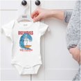 thumbnail image 5 of Big Waves Surf Paradise Skeleton Gender Neutral Printed Baby Bodysuit Brisco Brands NB, 5 of 6