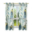 thumbnail image 7 of Yayeee Window Curtains Set of 2 for Living Room Light Filtering 63"x42", Peacock Feather, 7 of 7