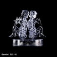 thumbnail image 2 of Fridja 3D Crystal Puzzle Jig-saw Clear Twelve 12 Constellation Astrolog Flash LED Light, 2 of 6
