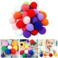 thumbnail image 5 of Assorted Home Party Holiday Decorations Crafts Soft Puff Balls Dia 3cm Dia 3cm 40Pcs, 5 of 8