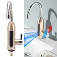 thumbnail image 4 of Water Heater Faucet, 3000W Tankless Electric Hot Water Heater Faucet with Digital Display, Rotatable Kitchen Bathroom Fast Heating Tap Water Faucet 30-60  degrees Celsius  IPX4, 4 of 8