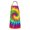 Colorful Rainbow Tie, variant on Colorful Rainbow Tie Dye Spiral Pattern Apron-Garden Aprons for Women with Pockets-Cotton Linen Waterproof Kitchen Cooking Gardening Aprons Adjustable for Kitchen,Cooking,BBQ and Salon 33x27 Inch