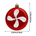 thumbnail image 2 of Hwkond Christmas Indoor Decorations Christmas Decoration Pendant With Bright Light Rotating Thread Painted Ball Colored Ball Colored Ball Christmas Tree Electroplated Christmas Ball Decoration, 2 of 6
