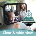 thumbnail image 3 of Onco Baby Car Mirror Rear Facing - Double Award-Winning Car Mirror for Baby, 100% Shatterproof Baby Mirror for Car Journeys, Shakeproof Car Seat Mirror for Baby Rear Facing, Universal Car Mirror Baby, 3 of 5