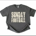 thumbnail image 3 of Sunday Football Block Distressed - Women's Heavyweight Graphic T-Shirt, 3 of 11