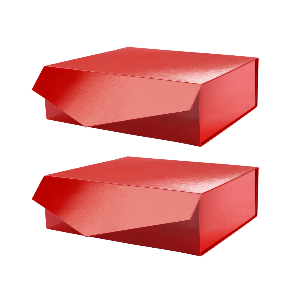 PACKHOME 2 Gift Boxes 14x9.5x4.5 Inches, Large Gift Boxes with Lids