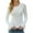 White, variant on Women's Close-Fitting Sweater Wide Sleeves Solid Color Bottoming Long Sleeve Sweaters Knit Sweaters Round Neck Tops