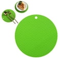 thumbnail image 4 of Sylvtty Silicone Honeycomb Round Pot Pad Thermal Insulation Mat Easy to Clean Anti-Slip Design Food-Grade Counter Hot Pad, 4 of 7