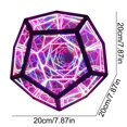 thumbnail image 5 of Dodecahedron Color Art Light Usb Exquisito Cool Infinite Lamp Interior Telón de fondo Decoración Navidad,11 Feliz Sencillez, 5 of 5