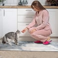 thumbnail image 4 of Kitchen Rugs and Mats Non Skid Washable Blue Gold Marble Kitchen Mat and Rug Set,Floor Cushion Waterproof Rug,Rubber Backed Area Rugs for Kitchen Laundry, 4 of 7