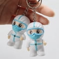 thumbnail image 5 of Milue LED Luminous I-Love-U Music White Angel Keychain for Creative Anti-epidemic Souv, 5 of 11