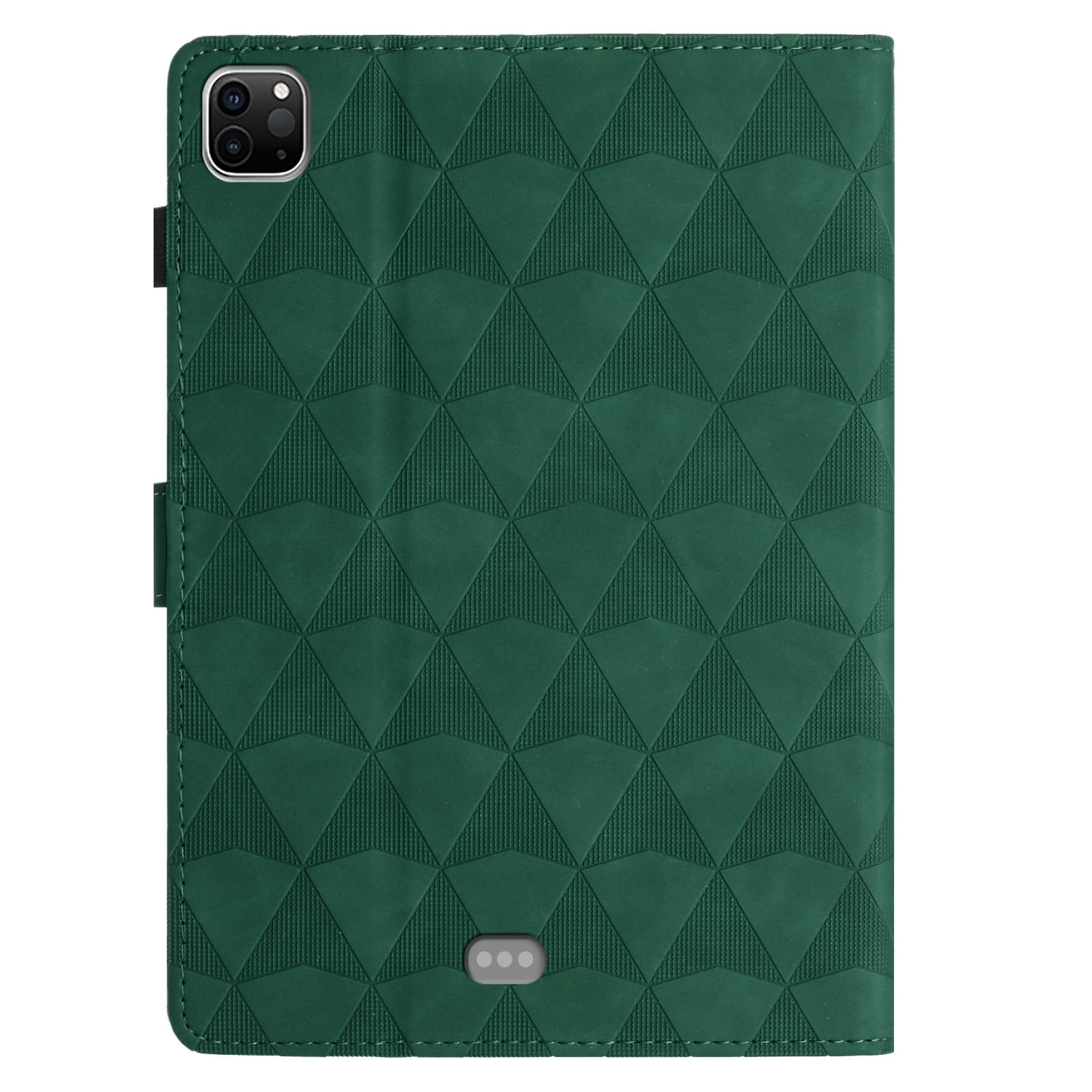 For iPad Air 11 Case 2024 - Highly Protective Apple Ipad Air Case with Stand & Pencil Holder – Functional 11 inch iPad Flip Folio Cover with Magnetic Closure and Diamond Pattern Embossed, Green
