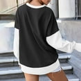 thumbnail image 6 of Women’S Sweatshirt Long Sleeve Sweatshirt for Women Pullover for Women Black Sweatshirt for Woman Trendy Winter Clothes for Women Cute Sweatshirt, 6 of 7